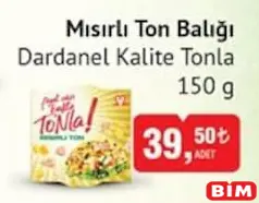 DARDANEL KALİTE TONLA MISIRLI TON BALIĞI 150 G DARDANEL KALİTE TONLA MISIRLI TON BALIĞI 150 G